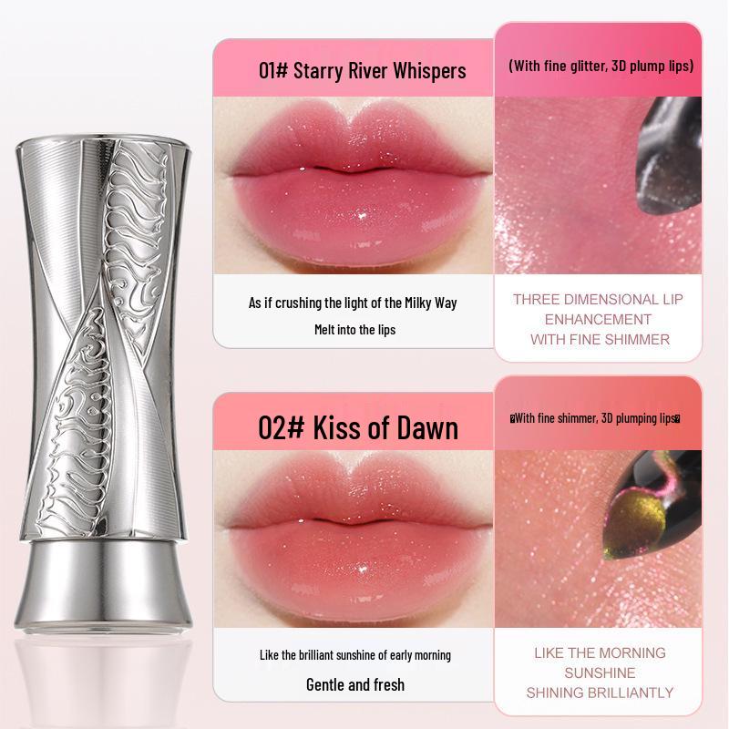 Angel's Temptation: Pearlescent Color-Changing, Non-Stick, Long-Lasting, Temperature-Sensitive Lipstick with Shimmer - Unique to Every Wearer.