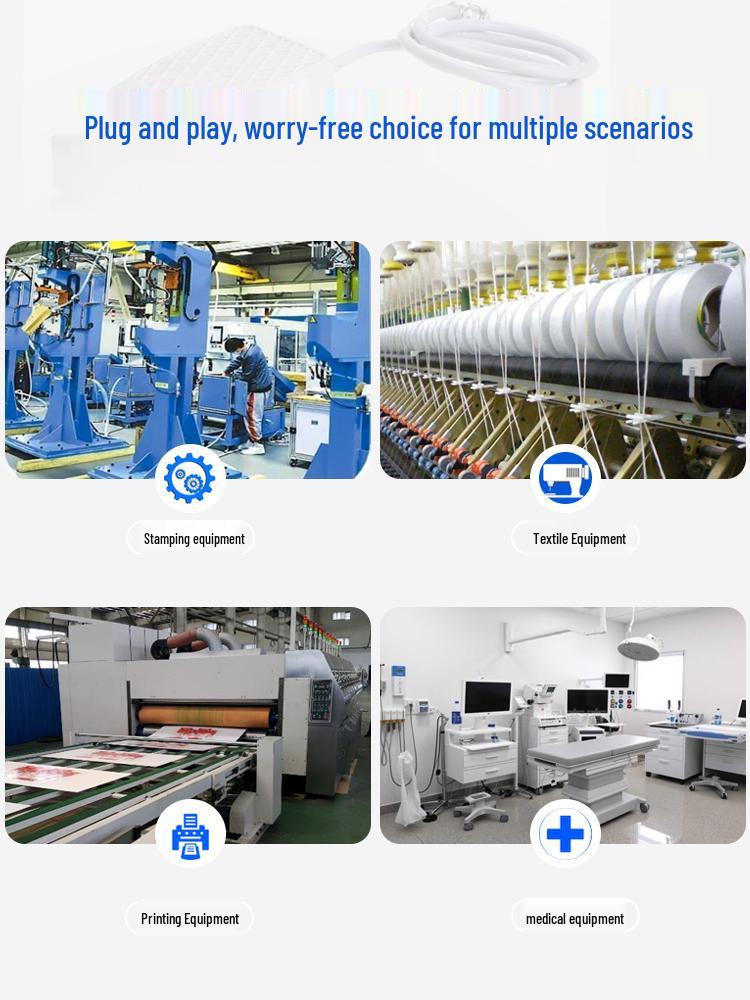 Self-Resetting TFS-201/EKW-B Foot Switch with Cable for Punch Press, 220V