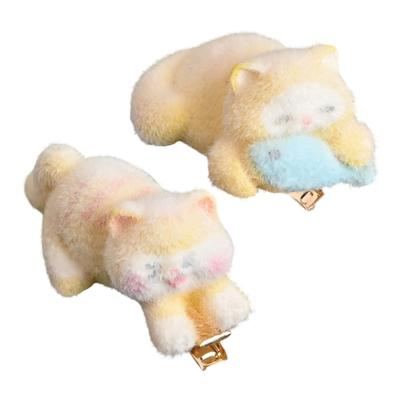 Adorable Kitty Shaped Hairpin With Nonslip Hair Clip Strong Hold Comfable Hairpiece FashioHair Accessories For Daily Use