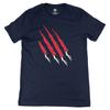 Bärenklaue Hieb Minimalistische Ästhetik Grafik T-Shirt Unisex 100% Baumwolle T-Shirt