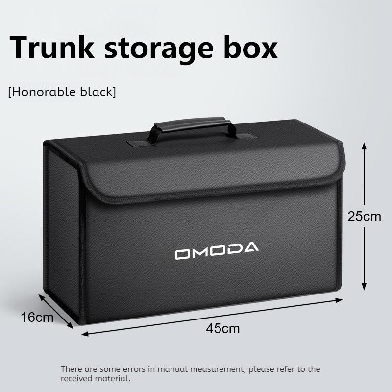 Car Trunk Storage Box For Chery OMODA 5 C5 OMODA E5 FX GT 2025 Organizer Foldable Stowing Tidying Bag Car Interior Accessories чёрный