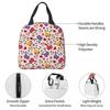 Cute Panda Wear Skirt Pattern Insulated Lunch Bag for Women Kids Leakproof Food Boxes Thermal Lunch Box Tote