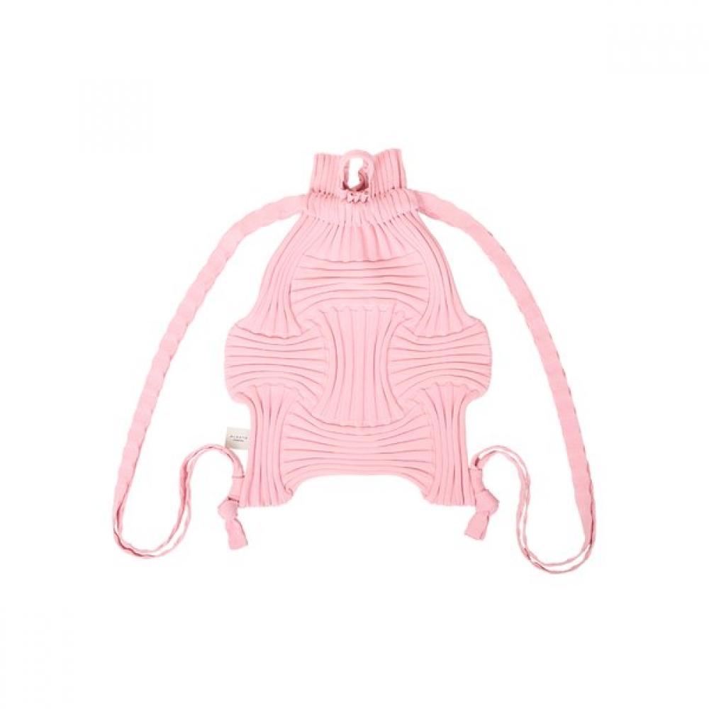 Pleatsmama Light Pink New Bow Backpack