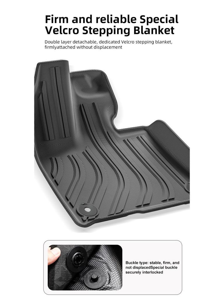 21-24 Sienna TPE Floor and Trunk Mats, Cross-Border E-commerce Compatible