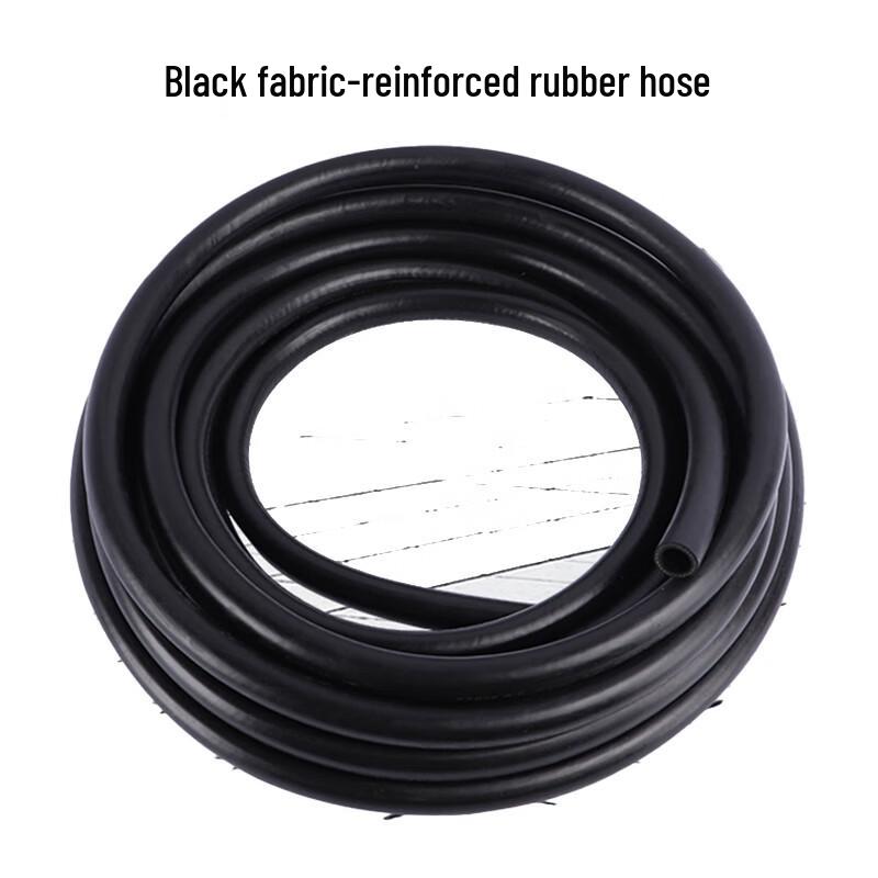 Taihong Runda Black Fabric Reinforced Rubber Hose 25mm ID x 20m Length