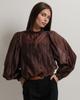 Women's Blouse Phardi 3061 36 Chocolate