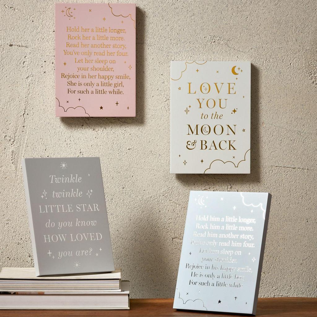 Bambino Moon & Back Plaque