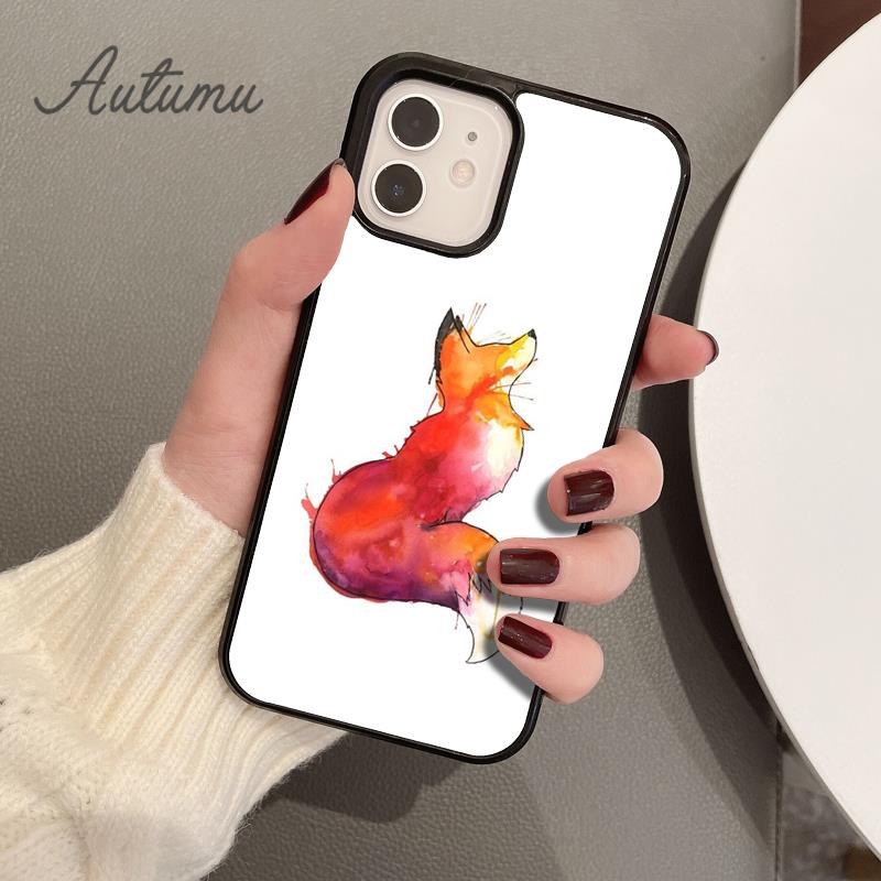 Urocze kreskówkowe zwierzątko Czerwone etui foArt na telefon dla iPhone 11 12 13 14 Pro Max mini XR XS SE 2020 7 8 Plus Galaxy S21 S22 Pokrowiec skorupa