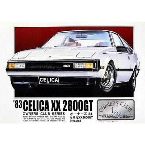 Micro Ace 1/24 (Owners Club 24) Nein. 14 '83 Toyota Celica XX 2800GT (Modell 1983) Kunststoffmodellbausatz, vorgeformte Farbe