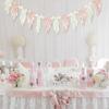 1 Set Garland Banner Bowknot Design Decorative Garland Banner Indoor Outdoor Party Home Holiday Festival Decoration