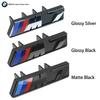3D ABS M Car Front Grille Badge Emblem Buckle For BMW X6E71 E70 E34 X5G05 G60 F10 X5E53 E24 E63 E64 F06 F12 F13 G32 F18 G30 G31