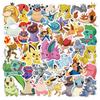 200 Pokémon Pikachu Waterproof Stickers for Kids: DIY Decoration for Notebooks and Phones