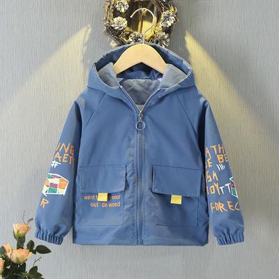 Veste fine décontractée à capuche pour garçon, manteau, vêtements décontractés pour le printemps et l'automne