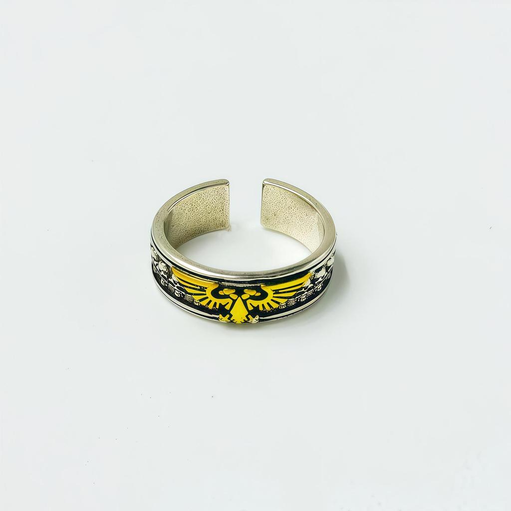 Trendy Unisex Retro Copper Eagle Emblem Ring
