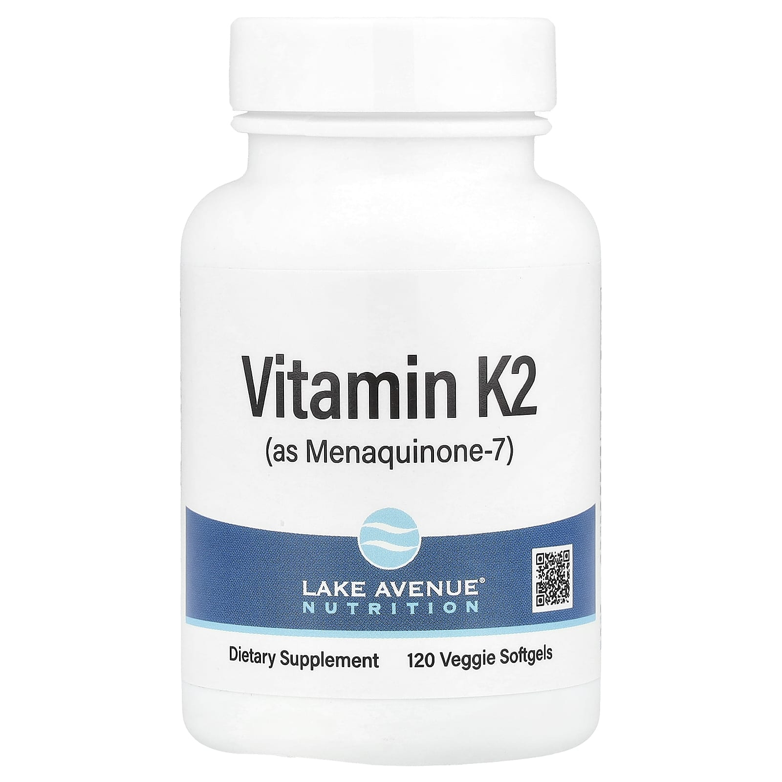 

Vitamin K2 (Menaquinone-7), 120 Veggie Softgels (50Mcg per softgel)