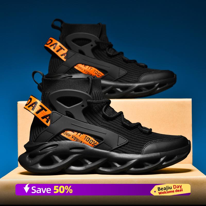 Pánské boty Síťovina Vysoký svršek Maraton Sportovní Běžecké boty Prodyšné Lehké Pohodlné Atletické Protiskluzové Tenisky