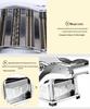 Seagull Junchu Automatic Dough & Dumpling Skin Press - Commercial-Grade Stainless Steel Noodle Maker.