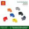 Non-Toxic 85Pcs/Lot 67810 2X2X1 1/3 With Bow Building Blocks Moc Color Accessories Compatible With Brick Diy Spare Parts Toy Gift