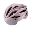 ROCKBROS Adult Bicycle CE Molded Impact with Magnetic Goggles and UV Adjustable Size Smoke for Road and School Helmet, Certified, Lightweight,
