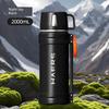 Hals Insulated Kettle for Outdoor Use, Car Travel, Stainless Steel Water Bottle, Large Capacity Thermos, Hot Water Bottle, 2025 New Model