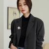 1Pc Simple Leaves Brooch for Women Men Chic Pearl Leaf Brooches Pins Jewelry Trendy Accessories Summer Holiday Gifts
