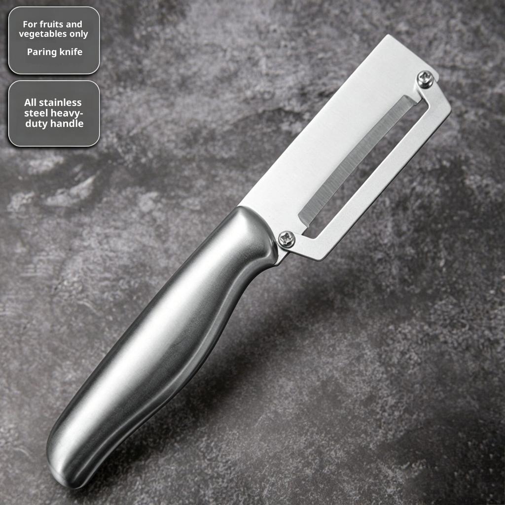 Multifunctional 3-In-1 Stainless Steel Peeler Vegetable & Fruit Slicer Shredder Versatile Kitchen Tool For Peeling Shredding