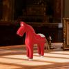 Wooden Horse Statue Figurine Animal Sculpture Artwork Bookshelf Desk Figure Table Ornament