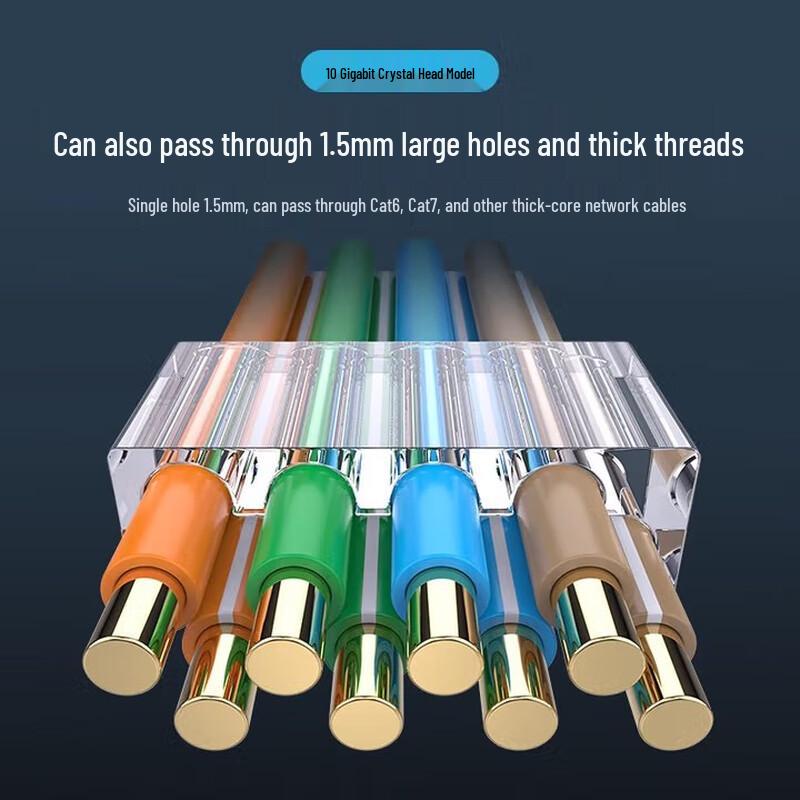 Ugreen Cat6a RJ45 Shielded Gold-Plated Ethernet Connectors