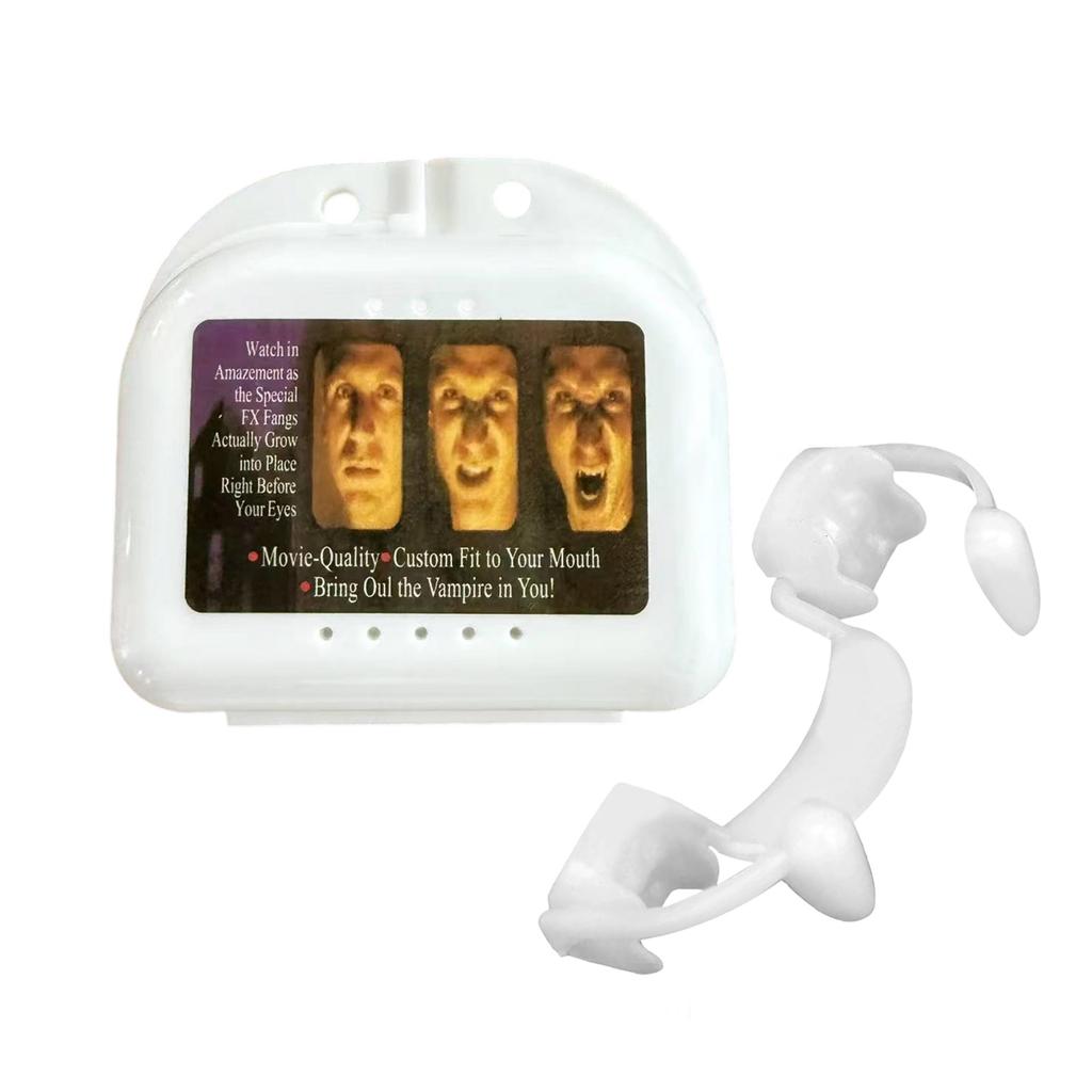 Retractable Realistic Vampires Zombied Fangs Realistic Halloween Vampires Zombied Fangs Horrifying Cosplay Fake Teeth