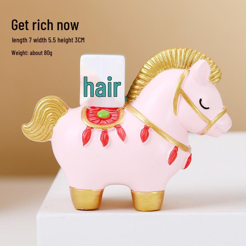 Tierkreiszeichen Jahr des Pferdes Harzfigur: Chinesisches Neujahrsornament & Geschenk