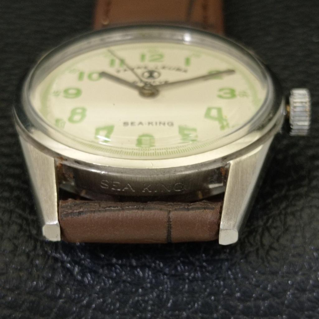 FAVRE LEUBA SEA KING VINTAGE HAND-WINDING SWISS MENS SIGN CASE WATCH A702026-5 R208-a702026
