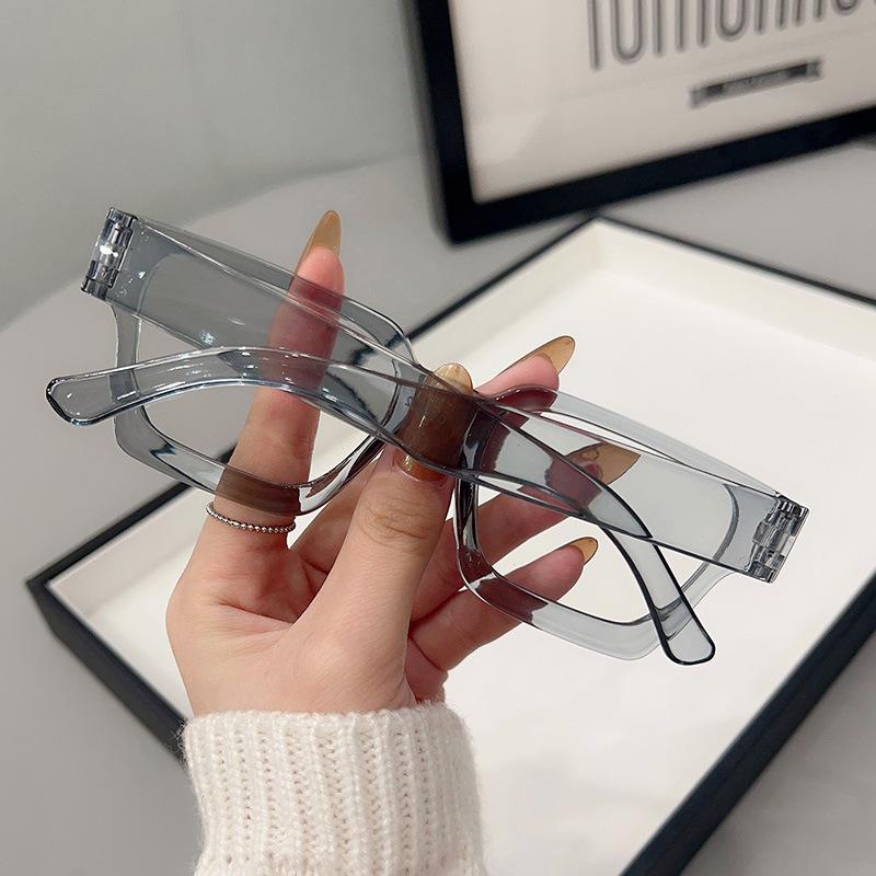 Thick Edged Square Eyeglass for Women Men Transparent Computer Glasses Vintage Colorful Oversized Optical Eyeglasses