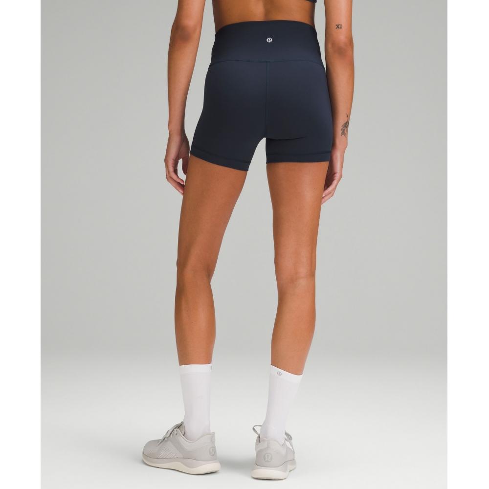 Lululemon Wunder Train High Rise Short 4  True Navy