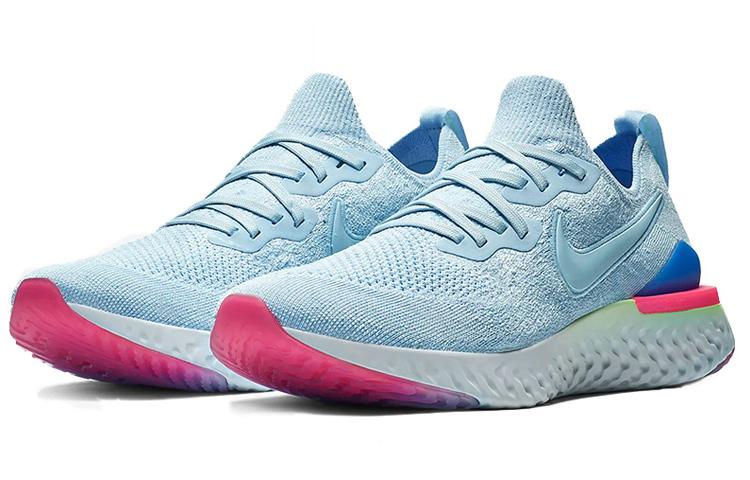 Nike Epic React Flyknit 2 Hydrogen Blue Sapphire Hyper Pink BQ8928-453