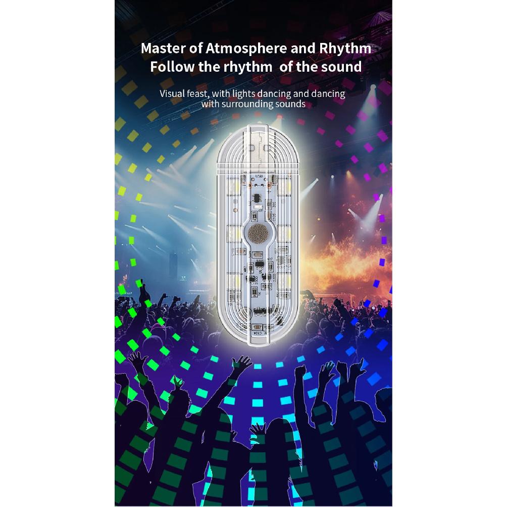 Touch Interior Light Car Reading Ceiling Light Magnetic Camper Trunk LED Interior Replacement Parts Car Interior Lighting