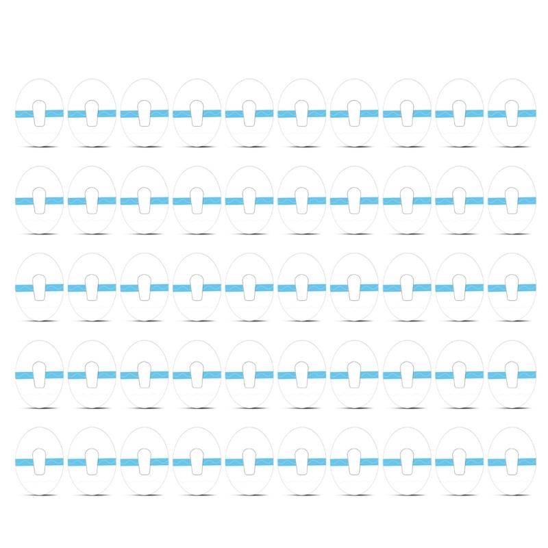 30/50 шт. Водонепроницаемые пластыри для душа Прозрачные водонепроницаемые адгезивные пластыри Прозрачная наклейка-крышка для датчика Долговечные