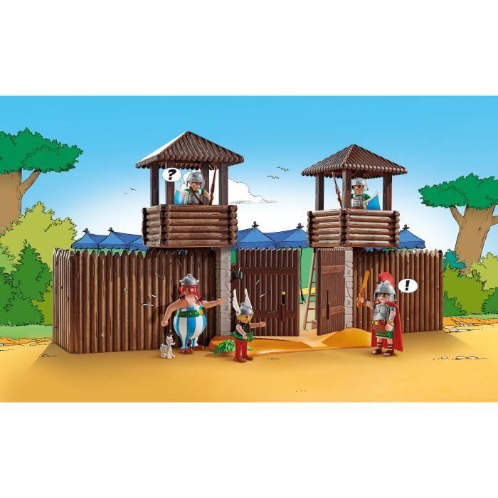 PLAYMOBIL 71542 Camp des Romains, Astérix, Personnages de la BD, 181 pièces, Dès 5 ans