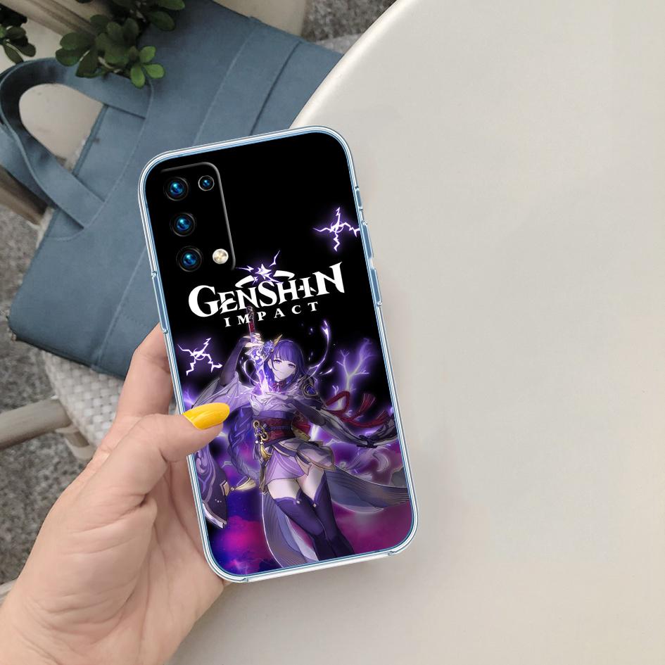 

CJ61 Genshin Impact Cool Soft Shell Transparent Phone Case for Samsung Galaxy A04 A04S A14 A23 A34 A54 M23 M33 M52 M53 Galaxy A14