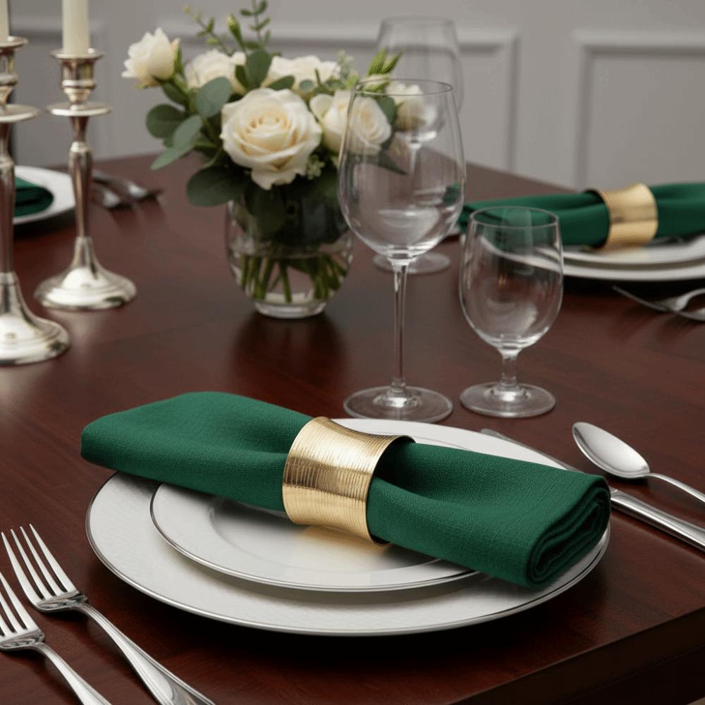 6PCS Luxurious Western-style Napkin Buckle Modern Festive Napkin Buckle Napkin Ring  Event Decor