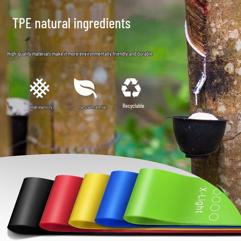 Women's Colored Resistance Bands for Yoga, Glute Training, and Fitness