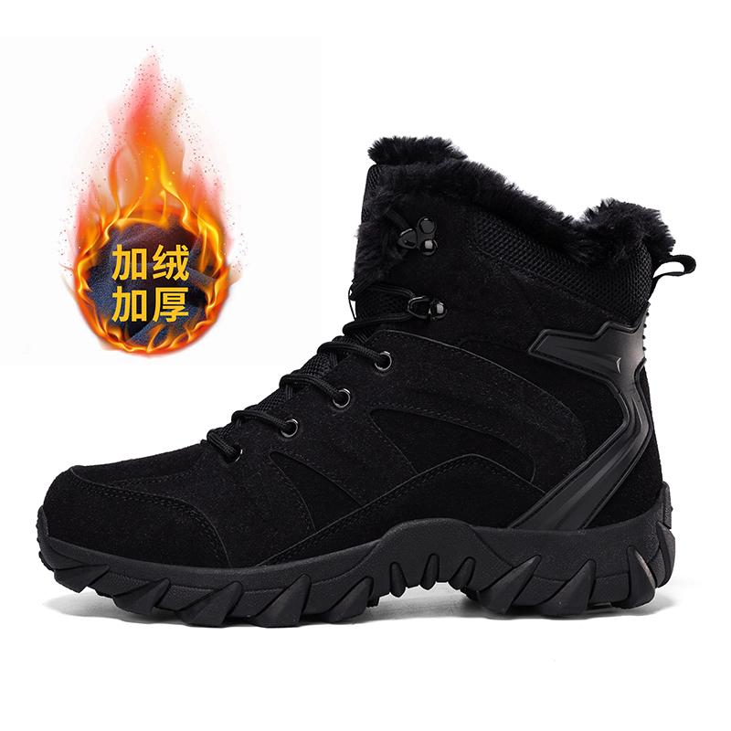 Stivali da uomo 2025 Nuove pantofole invernali Scarpe calde da uomo Impermeabili Antiscivolo Sneakers di peluche Uomo scarpe da tennis Stivali Uomo Sneakers Inverno