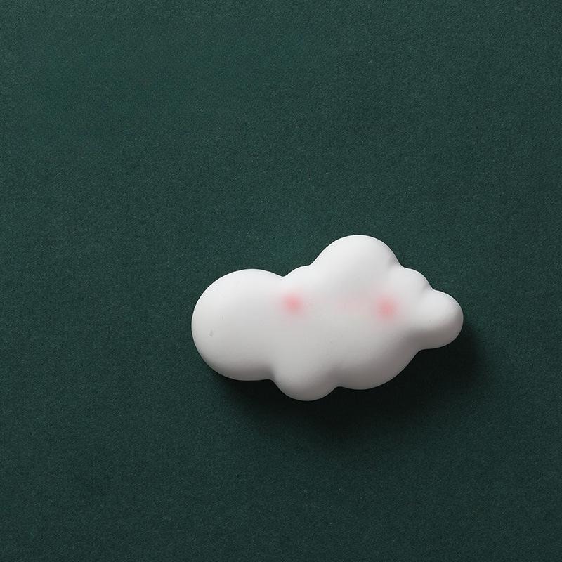 Resin Cloud Refrigerator Sticker Daisy Magnetic Sticker Creative Magnet Cherry Blossom Magnetic Sticker Cartoon Cute