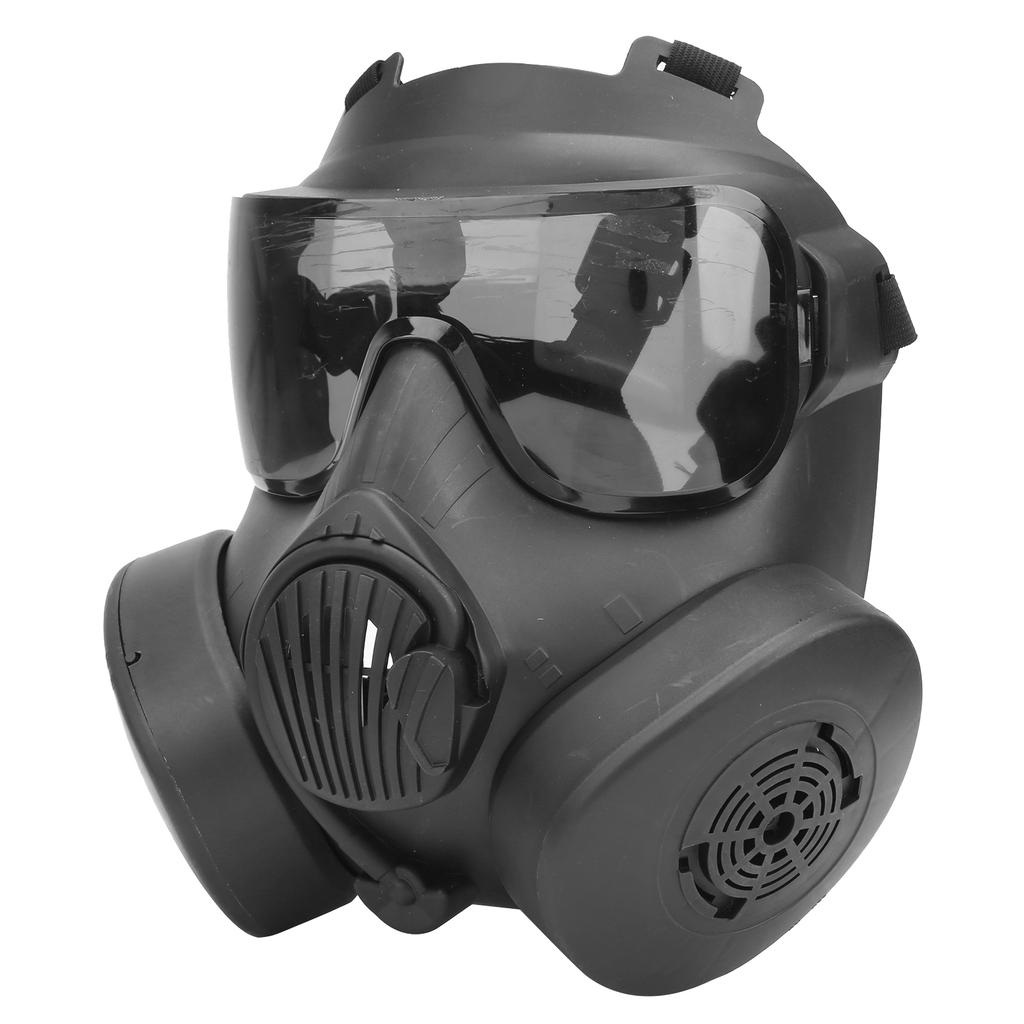 Full Face Shield Dual Fan Breathable Protective Guard for Cosplay Outdoor Gaming Equipment