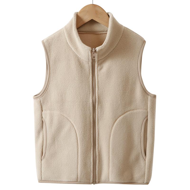 Autumn Kids Fur Vest Winter Warm Fleece Sleeveless Jacket for Boys Girls Casual Versatile Teenage Children Outerwear 4-18 Years