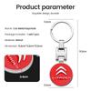 GESW6 High-quality Car Stainless Keyring Keychain Accessories For Citroen Celysee C4 C3 C5 C1 C2 C6 Picasso Cactus Berlingo Aircross
