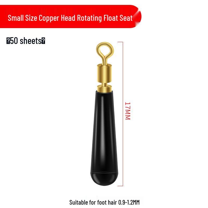 Copper Head Silicone Rotating Float Seat Holder for Big Fish Raft Fishing - Reinforced Tackle Accessory