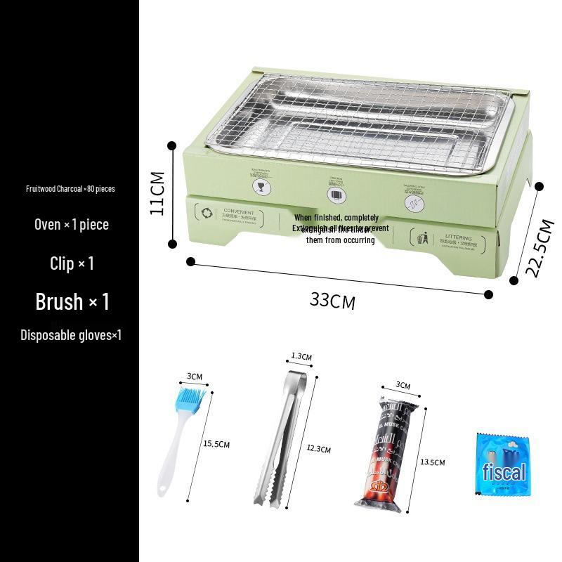 Portable Smokeless Charcoal Grill & Fire Pit for Tea Brewing and Outdoor BBQ.
