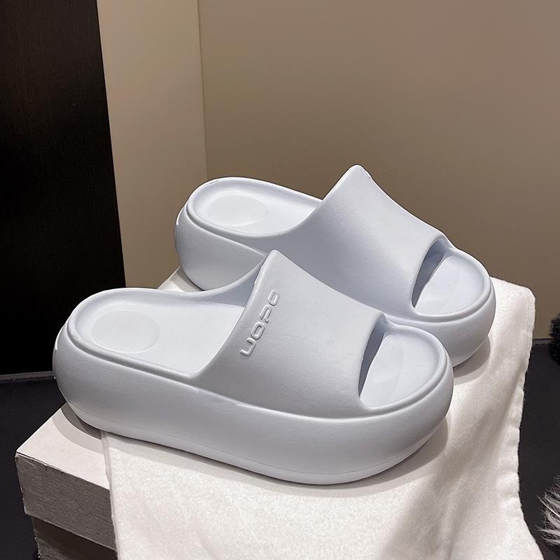 Slippers women wear new indoor home thick bottom non-slip deodorant eva cool slippers in summer
