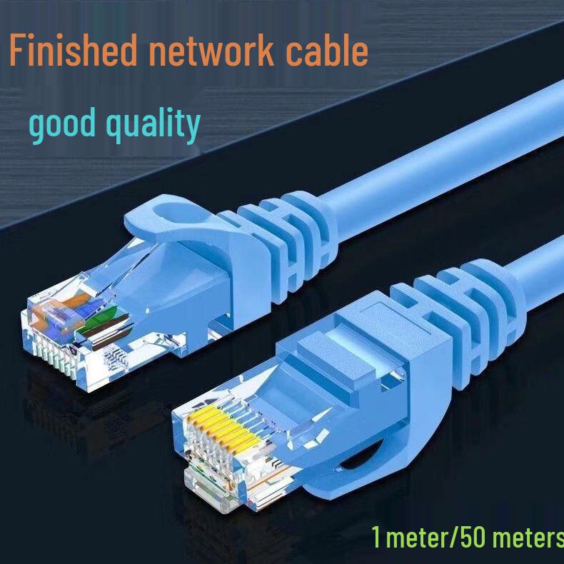 

Universal Waterproof Outdoor Network Cable with Crystal Head for Modems, Set-Top Boxes, Routers, and Monitoring Devices Model 266 indoor/outdoor high-speed cable 5m blue