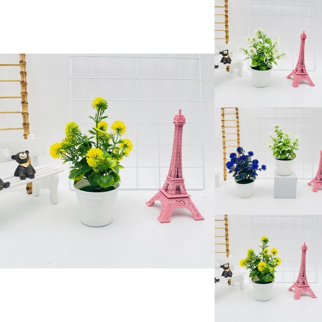 Fake Lilac Flower Pot With Vibrant Colors For Balcony Garden Party Decor And Photography Props